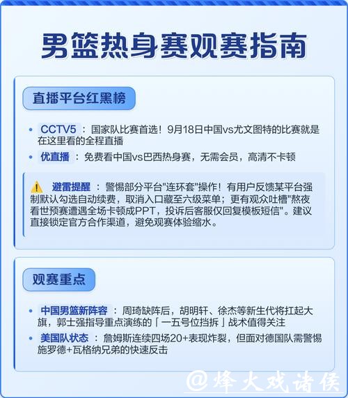 2026男篮世界杯直播：实时观赛指南与精彩赛事分析